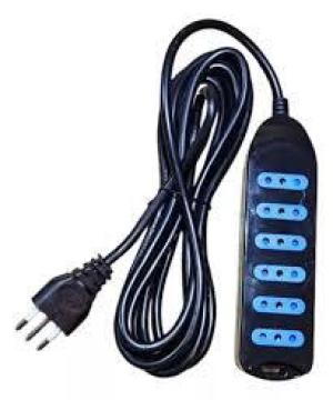 ALARGUE MULT. 10A (6) 3 LINEA NEGRO VOLTA