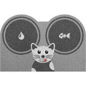ALFOMBRA FELPUDO VINIL PET SP GATO 60X40 CM