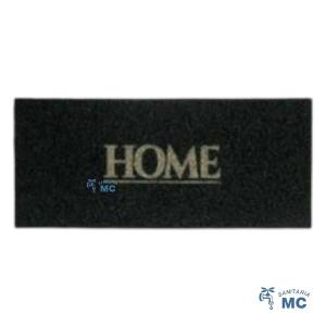 ALFOMBRA TAPETE NEGRO 30X70cm FELPUDO ENTRADA HOME