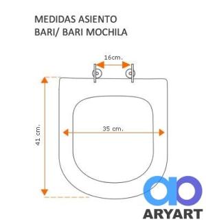 ASIENTO INODORO BARI DUNA