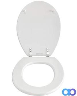 ASIENTO INODORO UNIVERSAL H.C OVAL GRIS