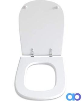 ASIENTO INOD UNIV.MDF H.MET.CUAD BLANCO