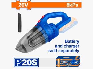 ASPIRADORA A BATERÍA P20S 20V 0.45L C/ACCES S/BAT/CAR WADFOW