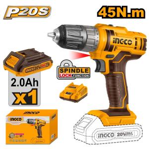 ATORNILLADOR A BATERIA 20V P20S C 1 BATERIA Y CARGADOR INGCO