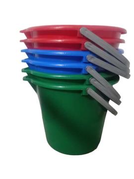 BALDE CON PICO DE COLORES 10 LTS