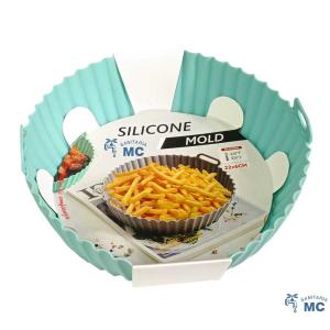 BANDEJA DE SILICONA P/AIRFRYER 22 cm 210°