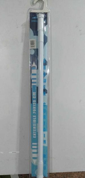 BARRA EXTENDIBLE P/CORTINA DUCHA 70-120CM.(15-10)(PFW)