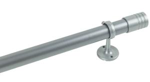 BARROTE P/CORTINA BARRAL [PLATA] METAL 2.40M.3 SOPORTES