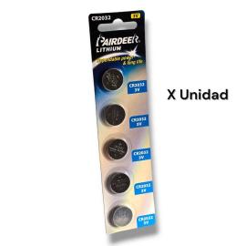 BATERÍA PILA LITIO CR2032 3V PAIRDEER X1 UNIDAD RELOJ