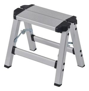 Banco Escalera Taburete Plegable Aluminio 1 Escalón Multiuso
