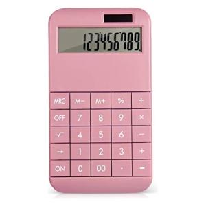 MINI CALCULADORA ROSA COMPACTA