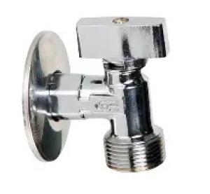 CANILLA VALVULA BRASS CROMADA PARA LAVAROROPA 1/2