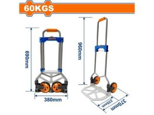 CARRO DE CARGA PLEGABLE 60KG 960MM WADFOW WWB9A06