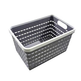 CESTO ORGANIZADOR REJILLA VARIOS COLORES 22X15X12CM PLÁSTICO