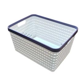 CESTO ORGANIZADOR VARIOS COLORES 34X24X18CM PLÁSTICO (PFW)