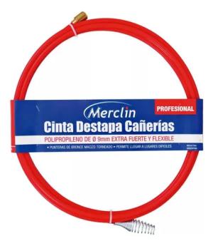 CINTA DESTAPA CAÑERIA POLIPRO 9mmX5m MERCLIN