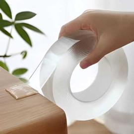 CINTA DOBLE FAZ TRANSPARENTE 300MMX5M (PFW)
