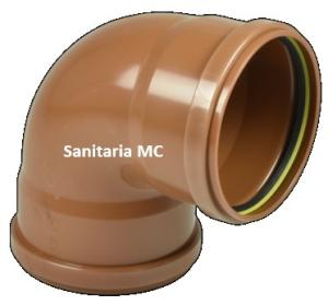 CODO PVC 200MM 90º HH REDI