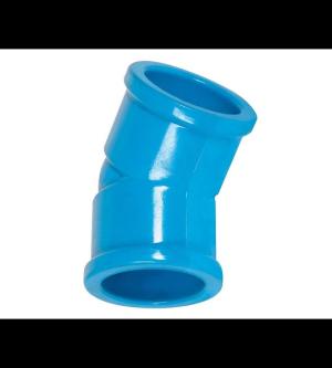 CODO SOLDABLE 45G 50MM AZUL