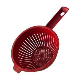 COLADOR ROJO 23X21 X11 C/MANGO PLASTICO COCINA