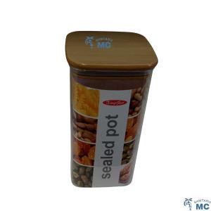 CONTENEDOR ACRILICO HERMETICO BASE CUADRADA  500ml