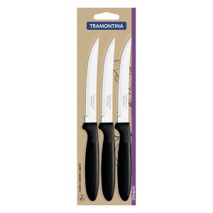 CUCHILLO ASADO 3 PIEZAS IPANEMA  [NEGRO]
