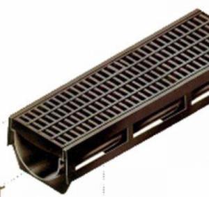 Canaleta rejilla LINEAL plástica 1mt x 10cm