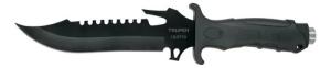 Cuchillo Táctico Para Campismo 7 Truper 103710 Color Negro