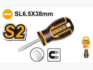 DESTORNILLADOR ENANO PALETA S2 SL 6.5X38MM INGCO IMANTADO