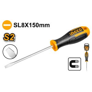 DESTORNILLADOR PALETA S2 SL8X150 INGCO