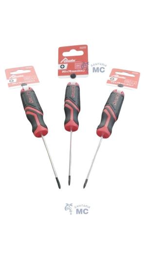 DESTORNILLADOR PHILLIPS 0 X 75 mm (3