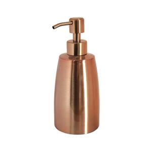DISPENSADOR JABON ACERO 400ML DORADO 17CMS BAÑO BRILLANTE