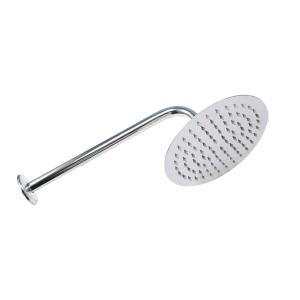 DUCHA DE PARED ACERO 150MM CAÑO Y PLATO REDONDOS((PW)