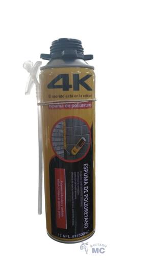 ESPUMA POLIURETANO EXPANSIVA BLANCA 500ml 460gr (PFW)