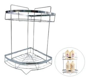 ESQUINERO BAÑO DOBLE  3M CROMADO (PFW)