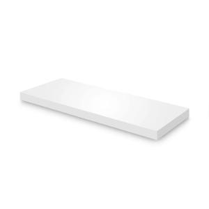 ESTANTE REPISA FLOTANTE TENDENZA 4X25X100cm BLANCO C/acces
