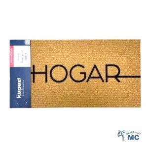 ALFOMBRA FELPUDO VINIL TAPETE HOGAR BEIGE 40X75 CM