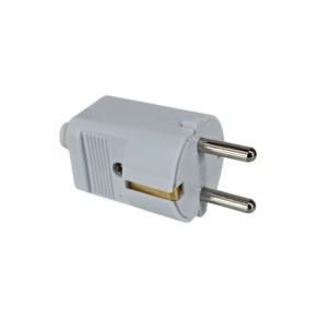FICHA MACHO SCHUKO BLANCA PARA CABLE ALARGUE 502022