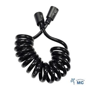 FLEXO RULO MANGUERA TORNEADO FLEXIBLE RESORTE NEGRO (PFW)