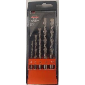 JUEGO DE MECHAS P/HORMIGON WIDIA 5 pz 4-10mm