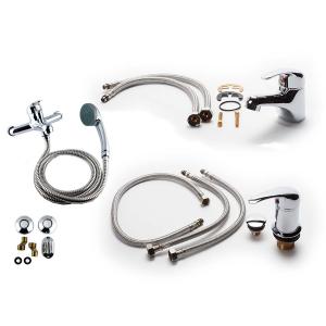 JUEGO GRIFERÍA BAÑO 3 PIEZAS (BIDE S/RANSF.) GOLDEX EH350101