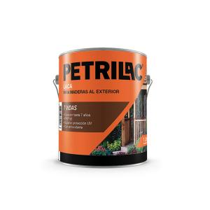 LACA PARA MADERA EXTERIORES 4 lts 7 VIDAS NATURAL PETRILAC P