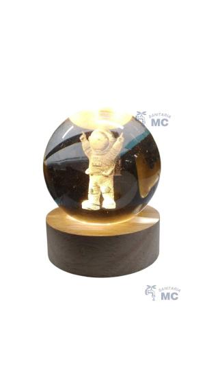 LAMPARA  ESFERA DE CRISTAL 6 cm (PFW)