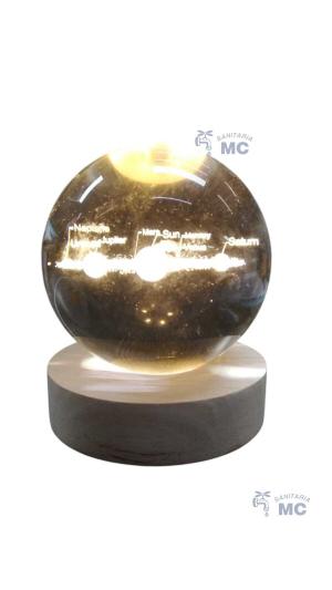 LAMPARA RSFERICA DE CRISTAL 8 cm (PFW)