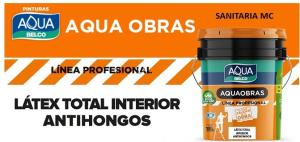LATEX TOTAL AQUA OBRAS X 18 LTS INTERIOR
