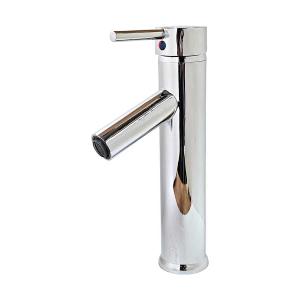 LAVATORIO MONOCOMANDO 24CM ALTO PICO 45º P/ADELANTE PALITO