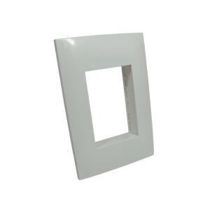 LINEA PRESTA PLAQUETA 3 MODULOS BLANCA CONATEL