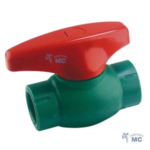 LLAVE  ESFERICA 32MM VERDE PN10 DUKE