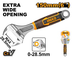 LLAVE FRANCESA AJUSTABLE MANGO GOMA 6