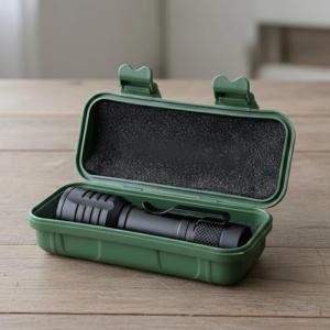 Linterna MIN Led Recargable USB C/Zoom + Iluminacion lateral